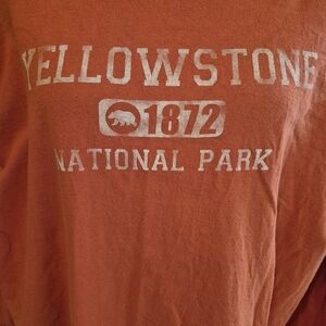 Yellowstone National Park 1872 Long Sleeve T-Shirt Size L